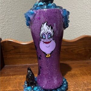 Purple Glitter Ursula Tumbler